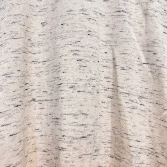 Pure Jill | Heathered Cream Long Sleeve Shirttail‎ Tee Top  Size M Minimalist - Picture 4 of 5